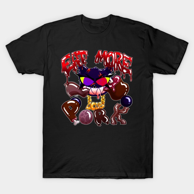 Eat More Pork Panther ED T-Shirt by CashmereThot